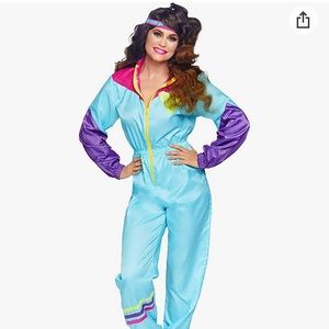 NWT Women’s 80’s one piece tracksuit